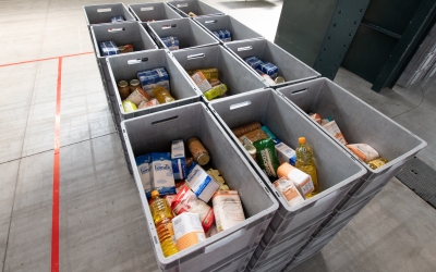 A partir de dilluns es torna a fer el repartiment de menjar a Fira Sabadell | Roger Benet